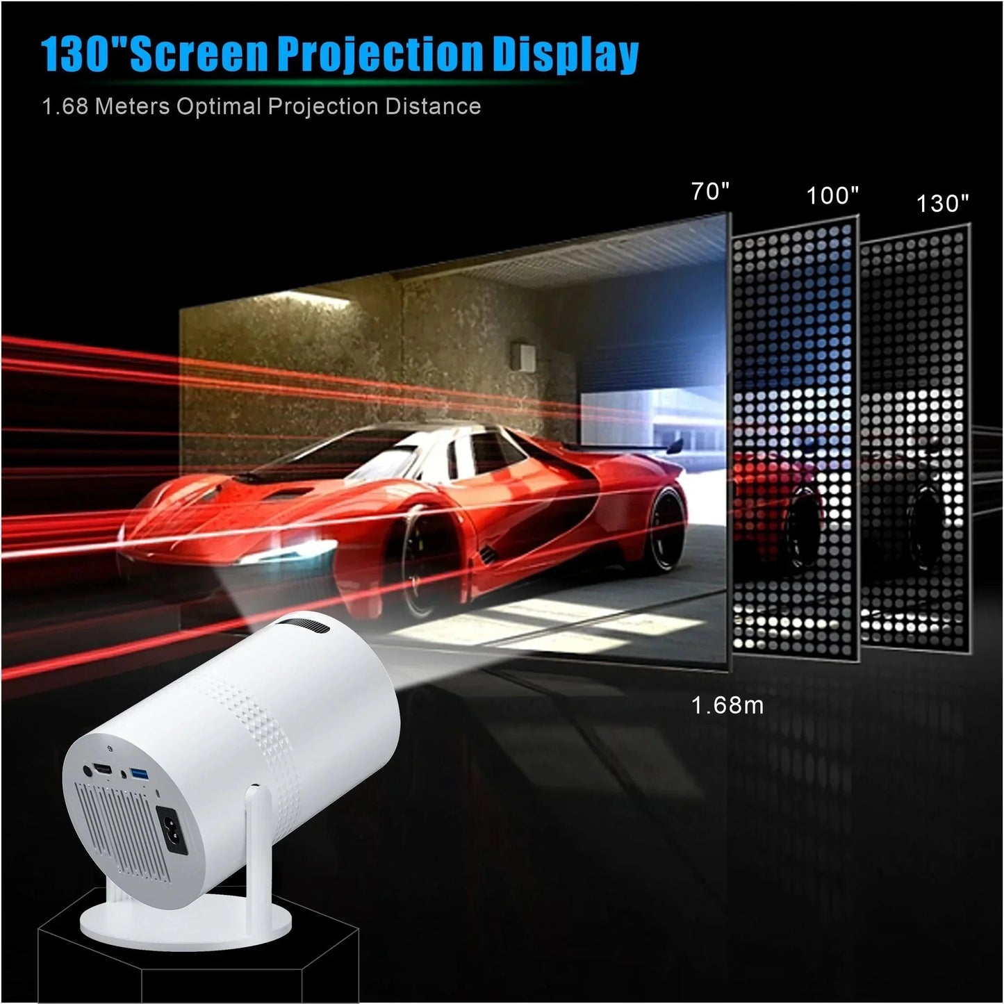 Salange P330 Mini Projector