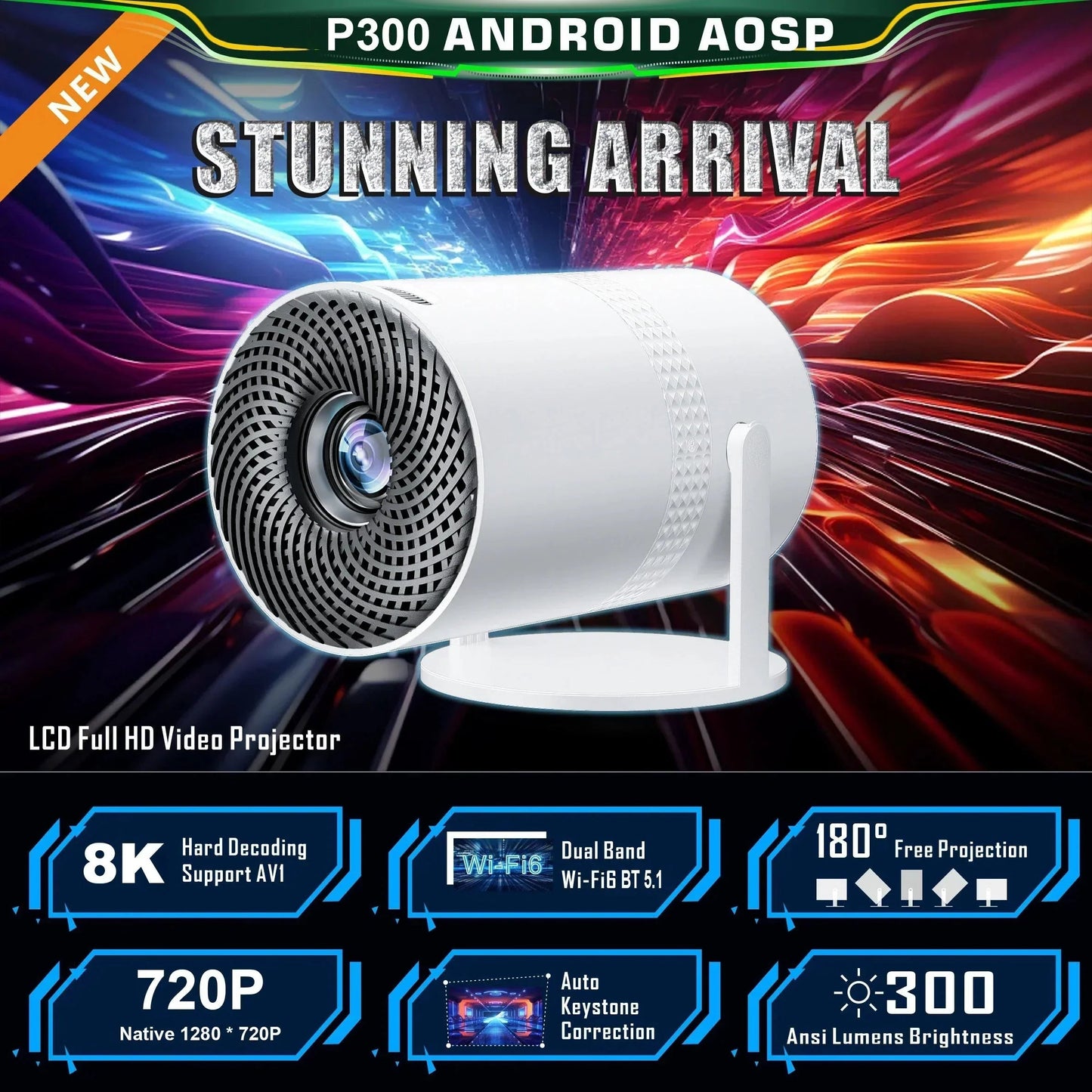 Salange P330 Mini Projector